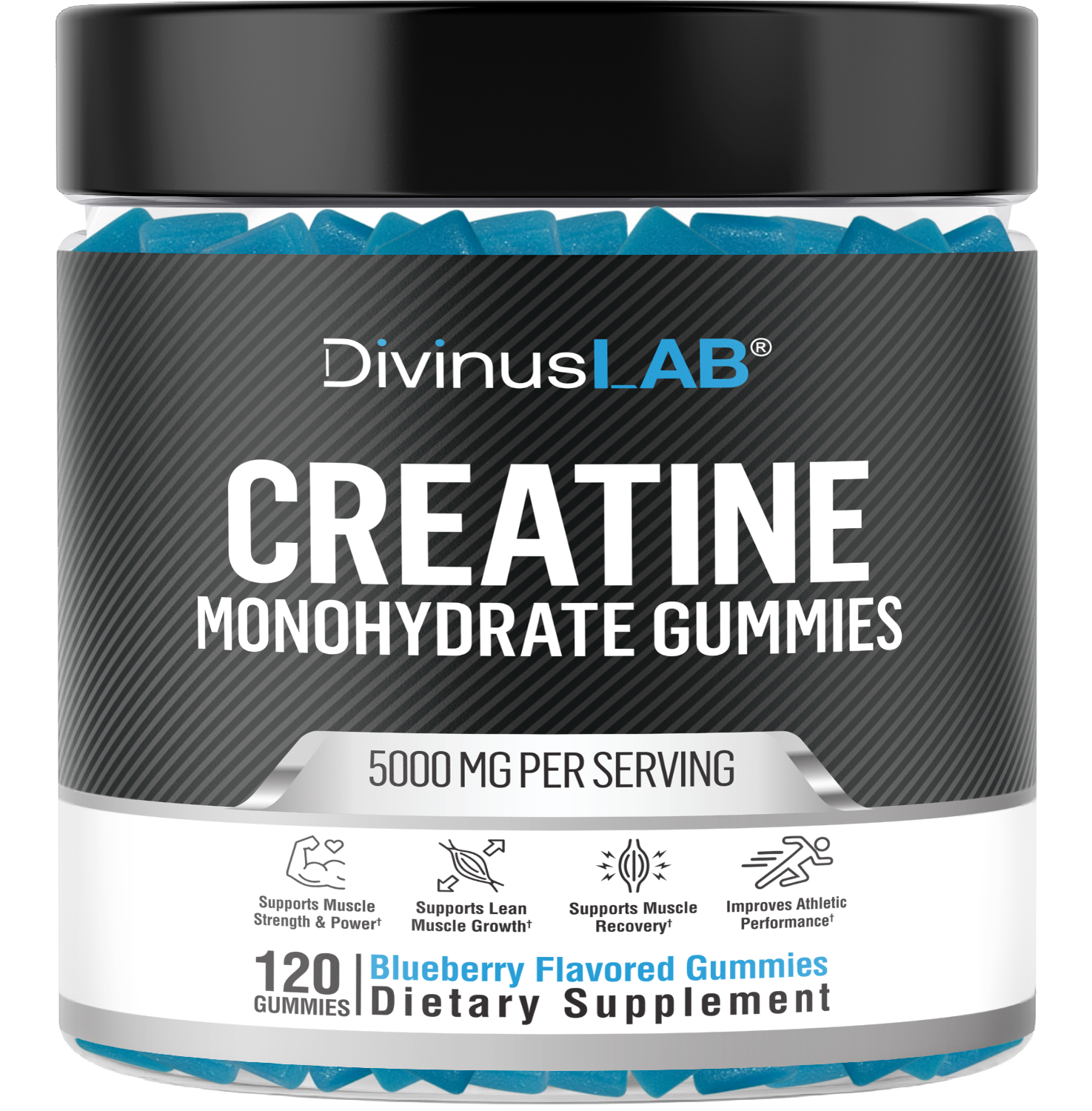 Creatine Monohydrate Gummies (Blueberry)